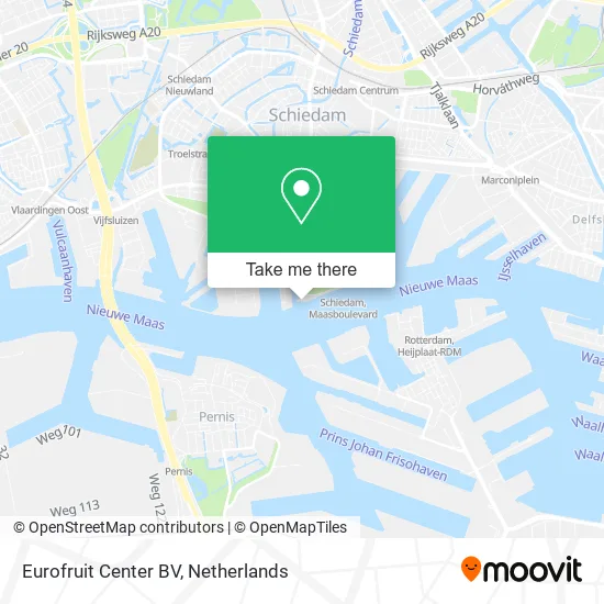 Eurofruit Center BV map