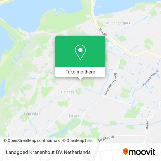 Landgoed Kranenhout BV map