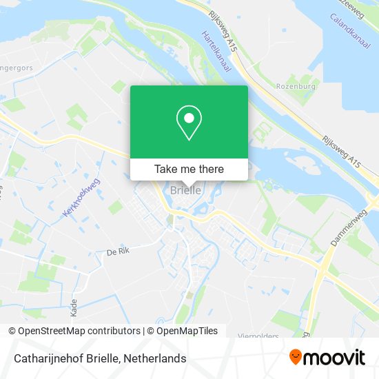 Catharijnehof Brielle map