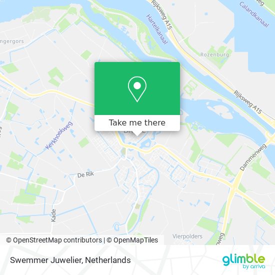 Swemmer Juwelier map