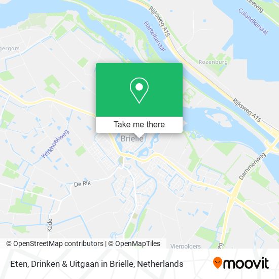 Eten, Drinken & Uitgaan in Brielle map