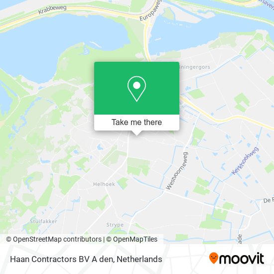 Haan Contractors BV A den map