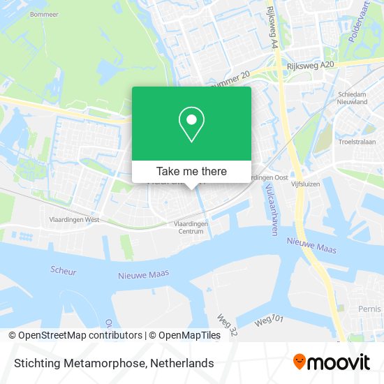 Stichting Metamorphose map