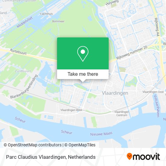 Parc Claudius Vlaardingen map