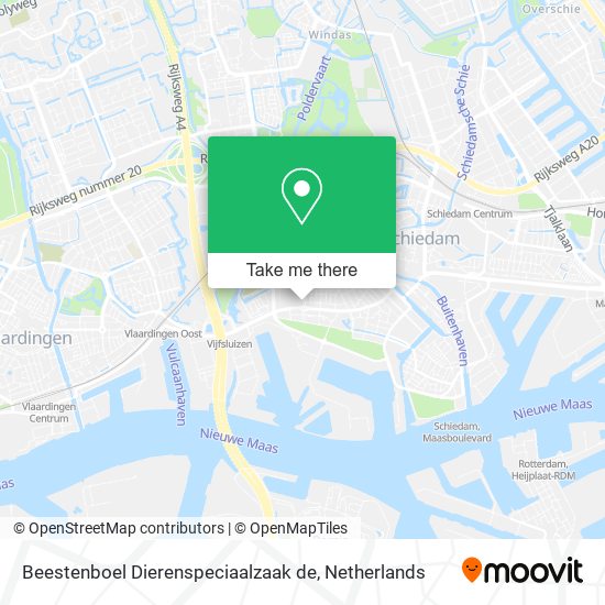 Beestenboel Dierenspeciaalzaak de map