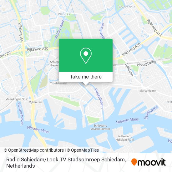 Radio Schiedam / Look TV Stadsomroep Schiedam Karte