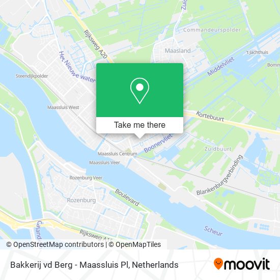 Bakkerij vd Berg - Maassluis Pl Karte