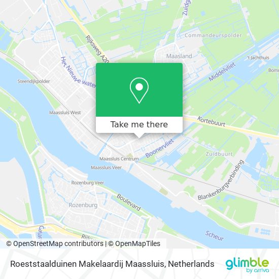 Roeststaalduinen Makelaardij Maassluis Karte