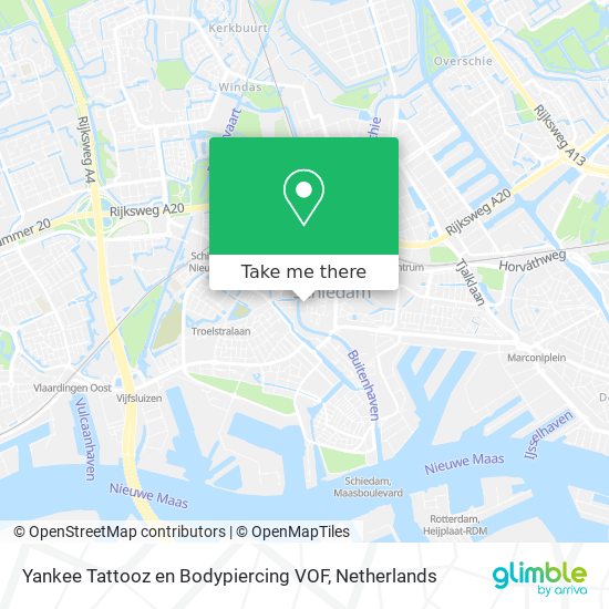 Yankee Tattooz en Bodypiercing VOF Karte