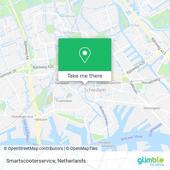 Smartscooterservice map