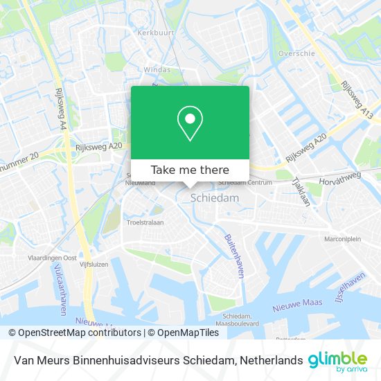 Van Meurs Binnenhuisadviseurs Schiedam map
