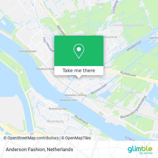 Anderson Fashion map