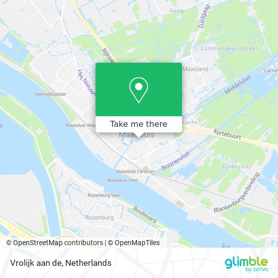 Vrolijk aan de map