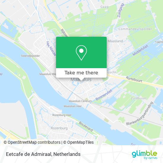 Eetcafe de Admiraal map