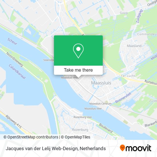 Jacques van der Lelij Web-Design map