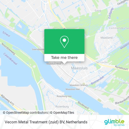 Vecom Metal Treatment (zuid) BV map