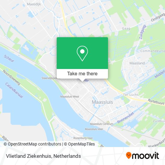 Vlietland Ziekenhuis map