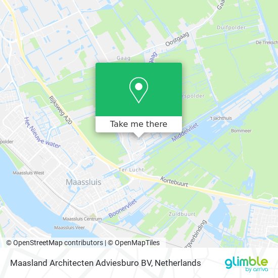 Maasland Architecten Adviesburo BV Karte
