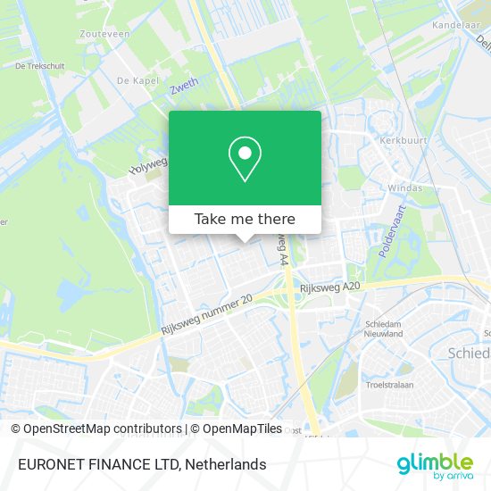 EURONET FINANCE LTD map