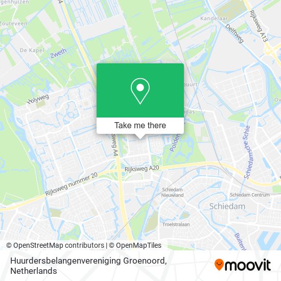 Huurdersbelangenvereniging Groenoord Karte