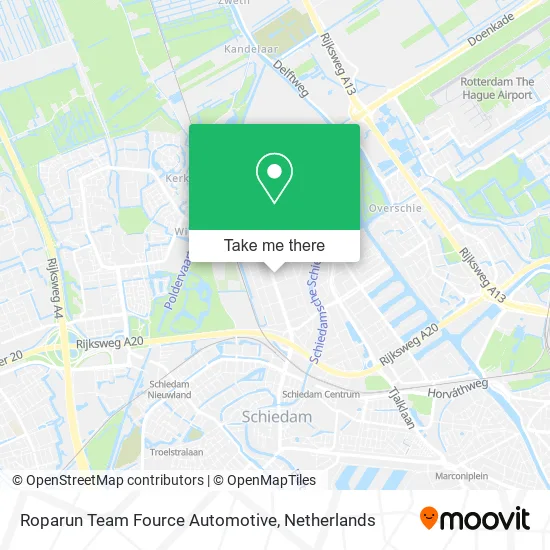Roparun Team Fource Automotive map