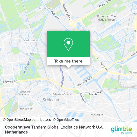 Coöperatieve Tandem Global Logistics Network U.A. Karte