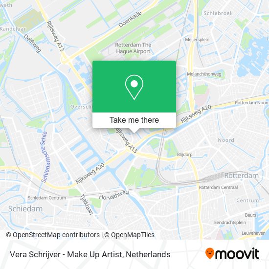 Vera Schrijver - Make Up Artist map