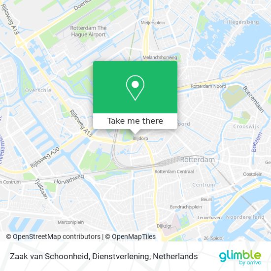 Zaak van Schoonheid, Dienstverlening map