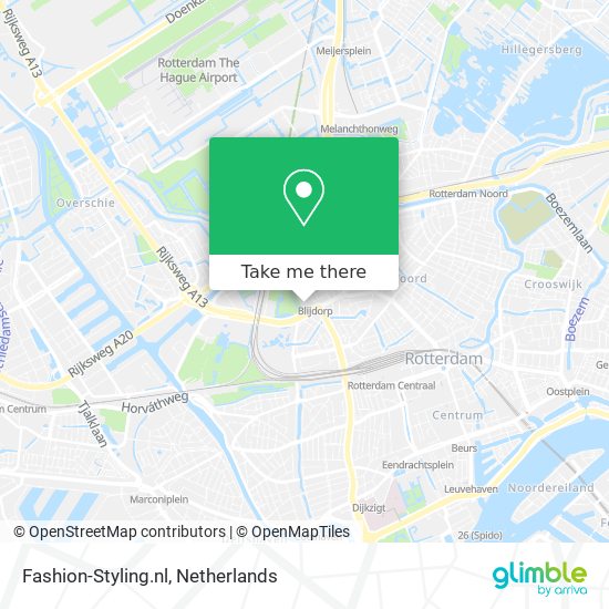 Fashion-Styling.nl map