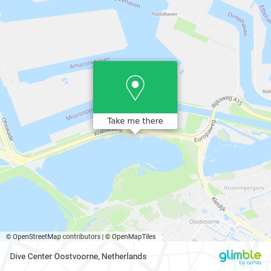 Dive Center Oostvoorne map