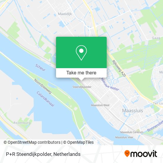 P+R Steendijkpolder map