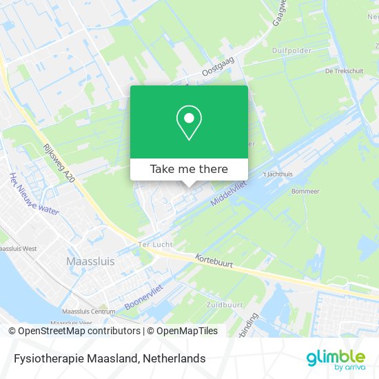 Fysiotherapie Maasland Karte