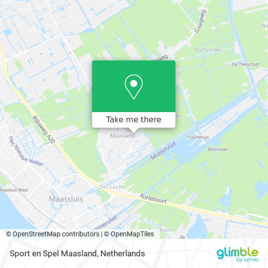 Sport en Spel Maasland Karte