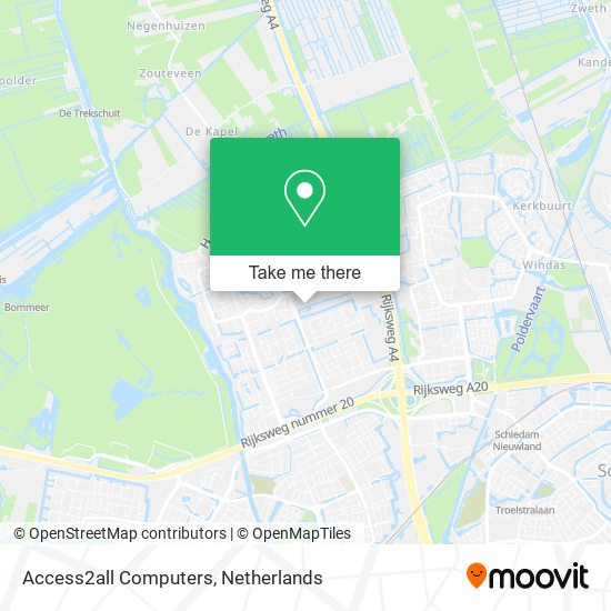 Access2all Computers map