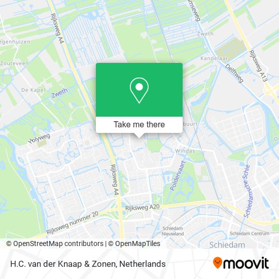 H.C. van der Knaap & Zonen Karte