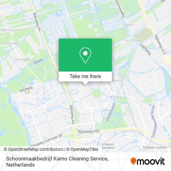 Schoonmaakbedrijf Kamo Cleaning Service map