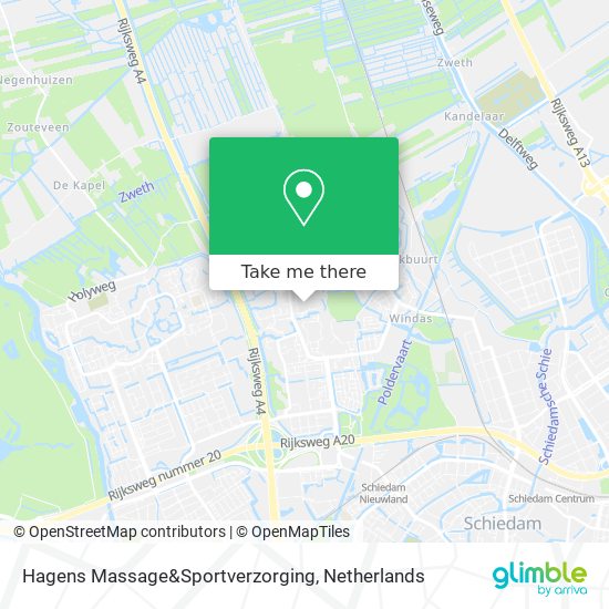 Hagens Massage&Sportverzorging Karte