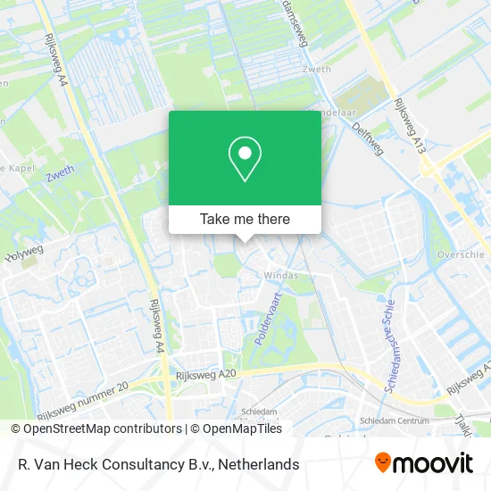 R. Van Heck Consultancy B.v. map