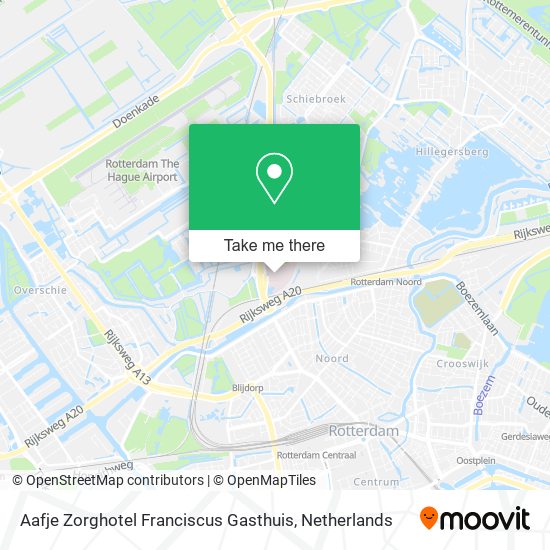 Aafje Zorghotel Franciscus Gasthuis map