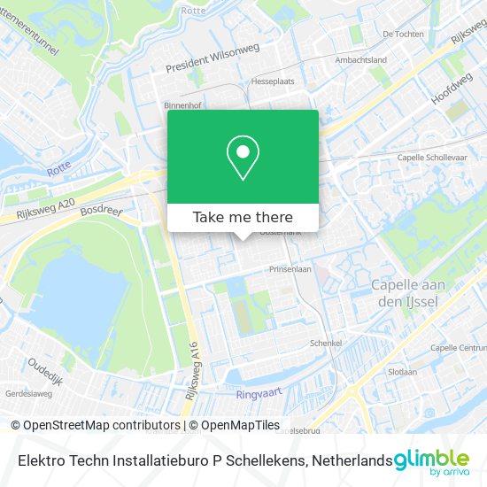 Elektro Techn Installatieburo P Schellekens Karte