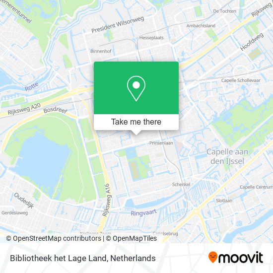 Bibliotheek het Lage Land map