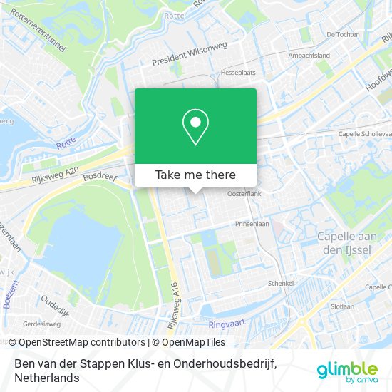 Ben van der Stappen Klus- en Onderhoudsbedrijf map