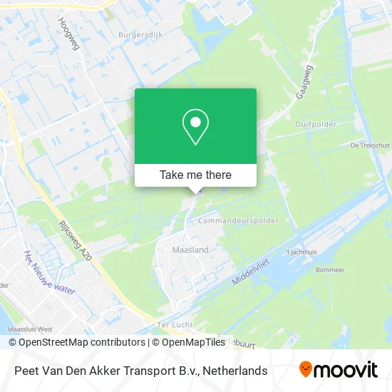 Peet Van Den Akker Transport B.v. map