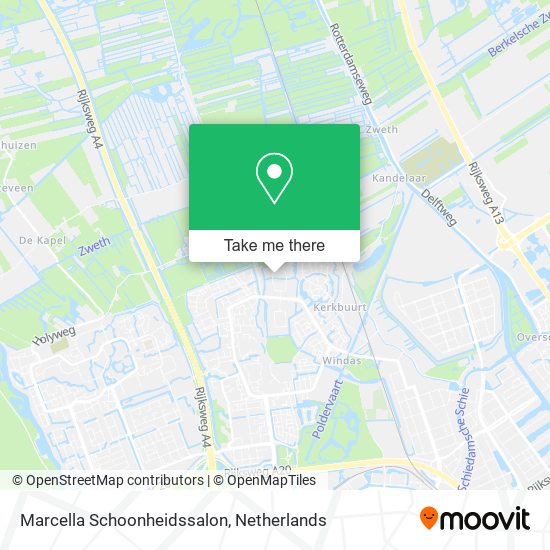 Marcella Schoonheidssalon map