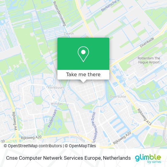 Cnse Computer Netwerk Services Europe map