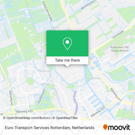 Euro Transport Services Rotterdam map