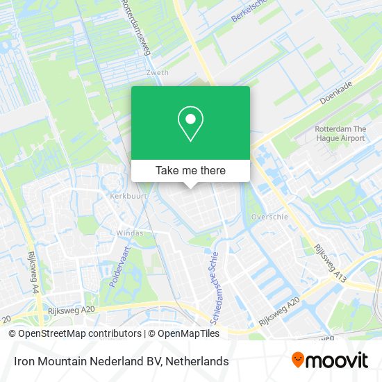 Iron Mountain Nederland BV map