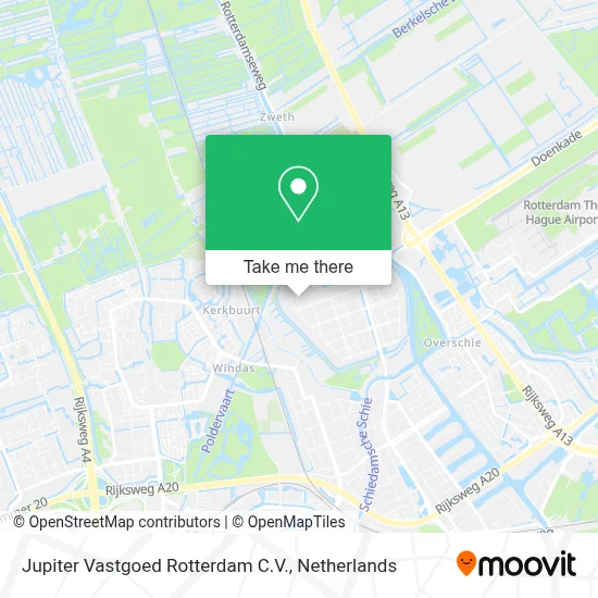 Jupiter Vastgoed Rotterdam C.V. map