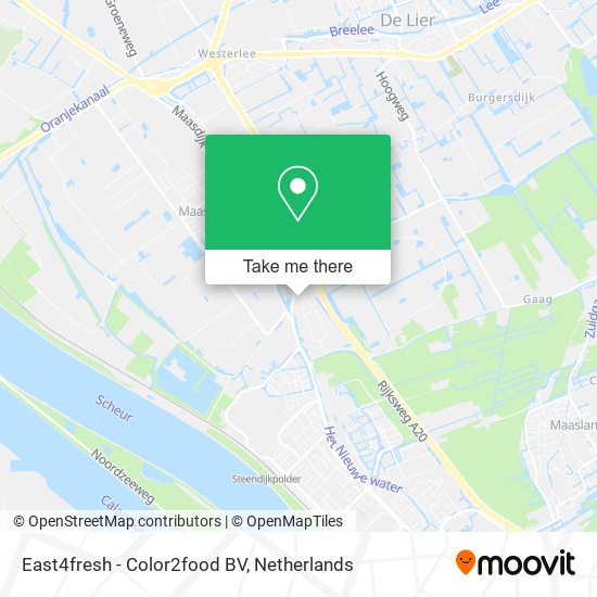 East4fresh - Color2food BV map