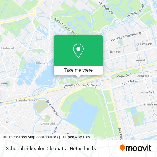 Schoonheidssalon Cleopatra map